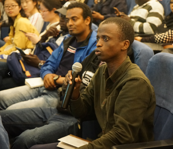 IESD Student engaged in lecture